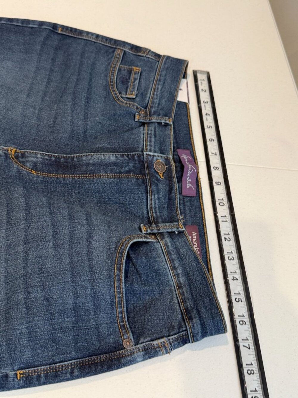Gloria Vanderbilt Amanda Size 16 Bootcut Stretch Jeans - Picture 12 of 12